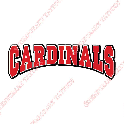 Incarnate Word Cardinals Customize Temporary Tattoos Stickers NO.4623
